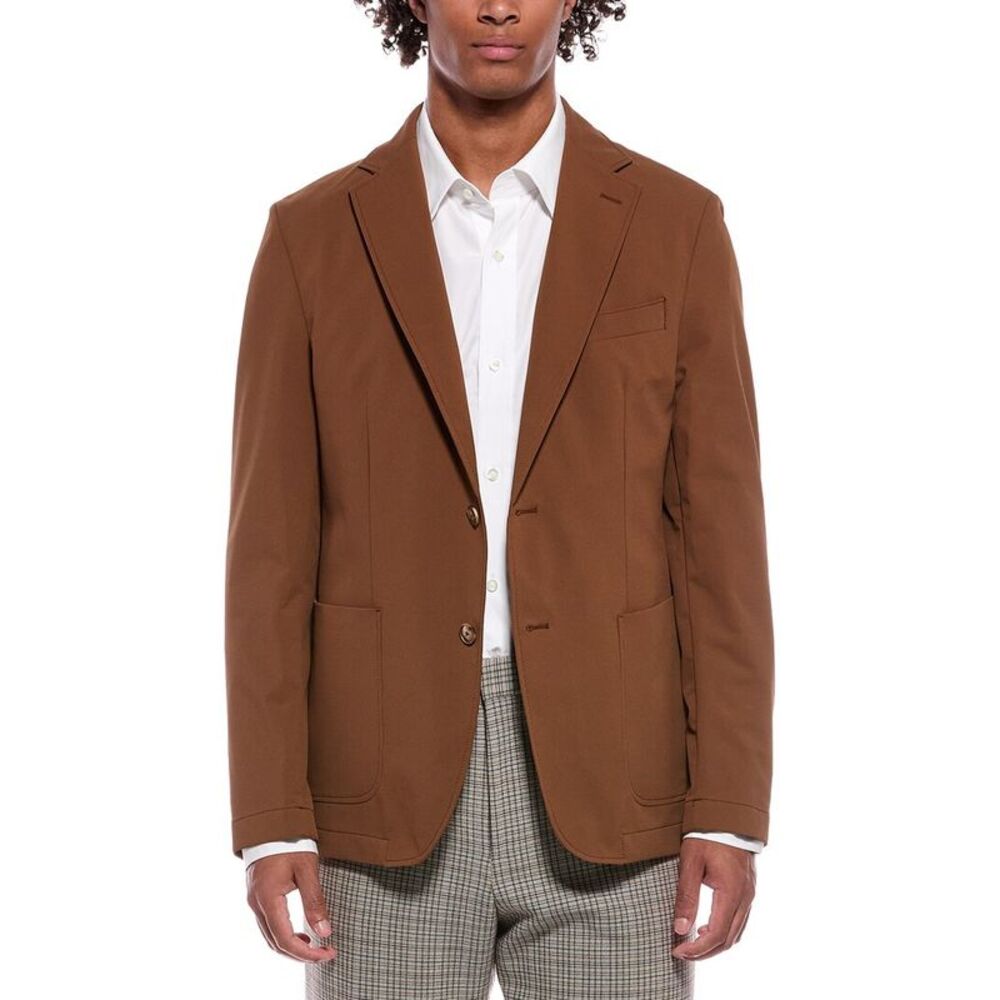 Hugo Boss Mens Boss  Hanry Woven Jacket, Brown